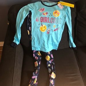 NWT Girls Pajama Set Size 12